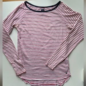 Jag Jeans Boat Neck Long Sleeve Tee